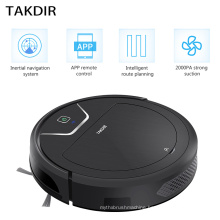Robotic Vacuum Cleaner Auto Sweep and Recharge Function with Gyro Technology